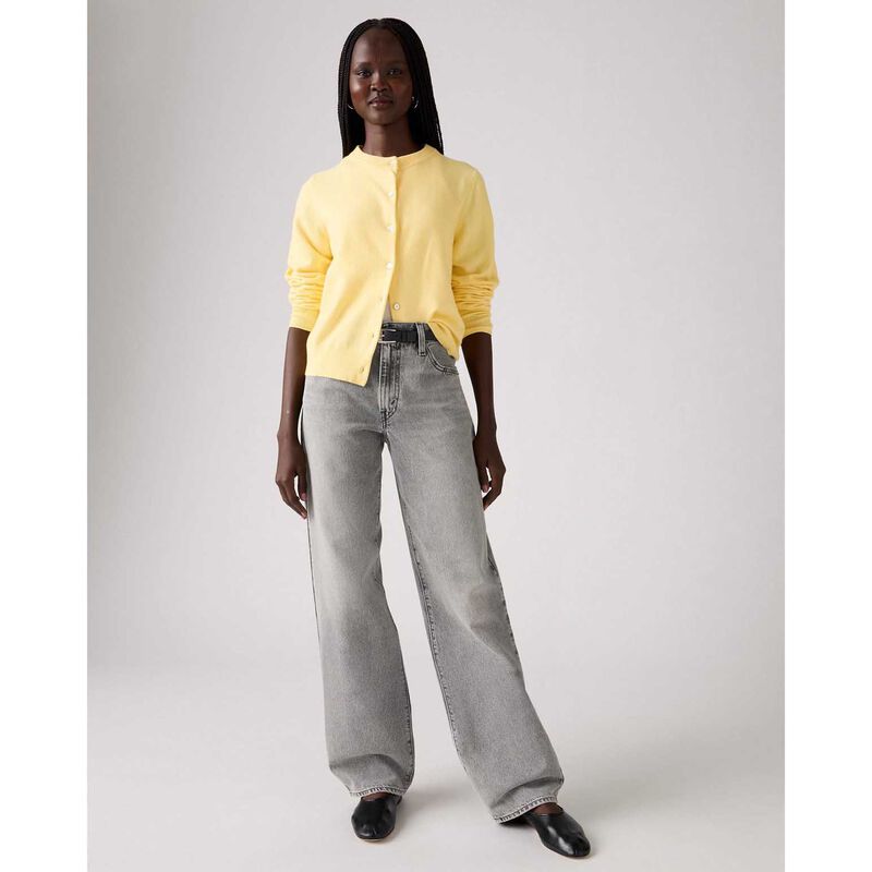 Levi's Tara Crewneck Cardi Mood Yellow image number 3